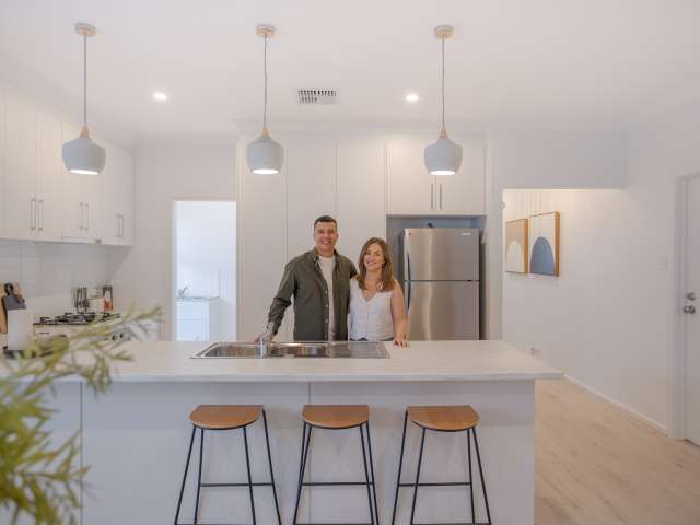 Building a home is just another first for Luke & Kim Schmidt.