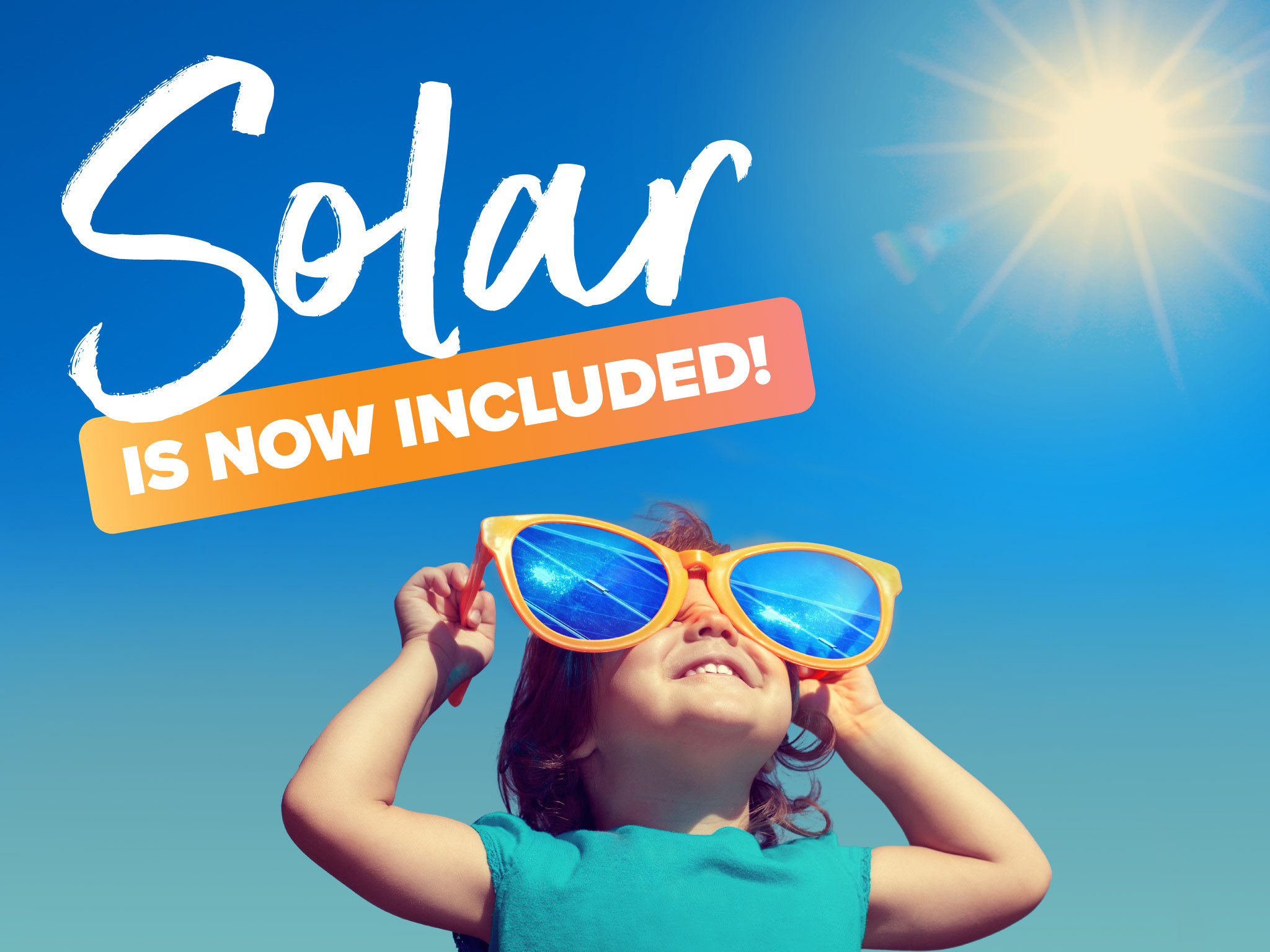 Solar is now included!