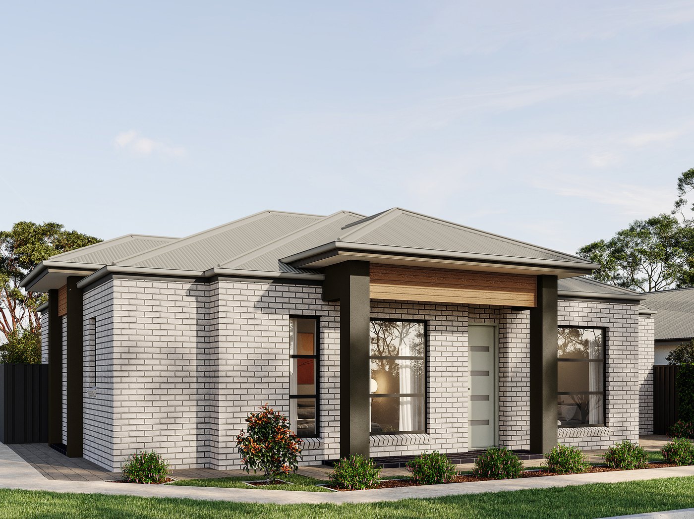 Facade of the Lot 145 house and land package