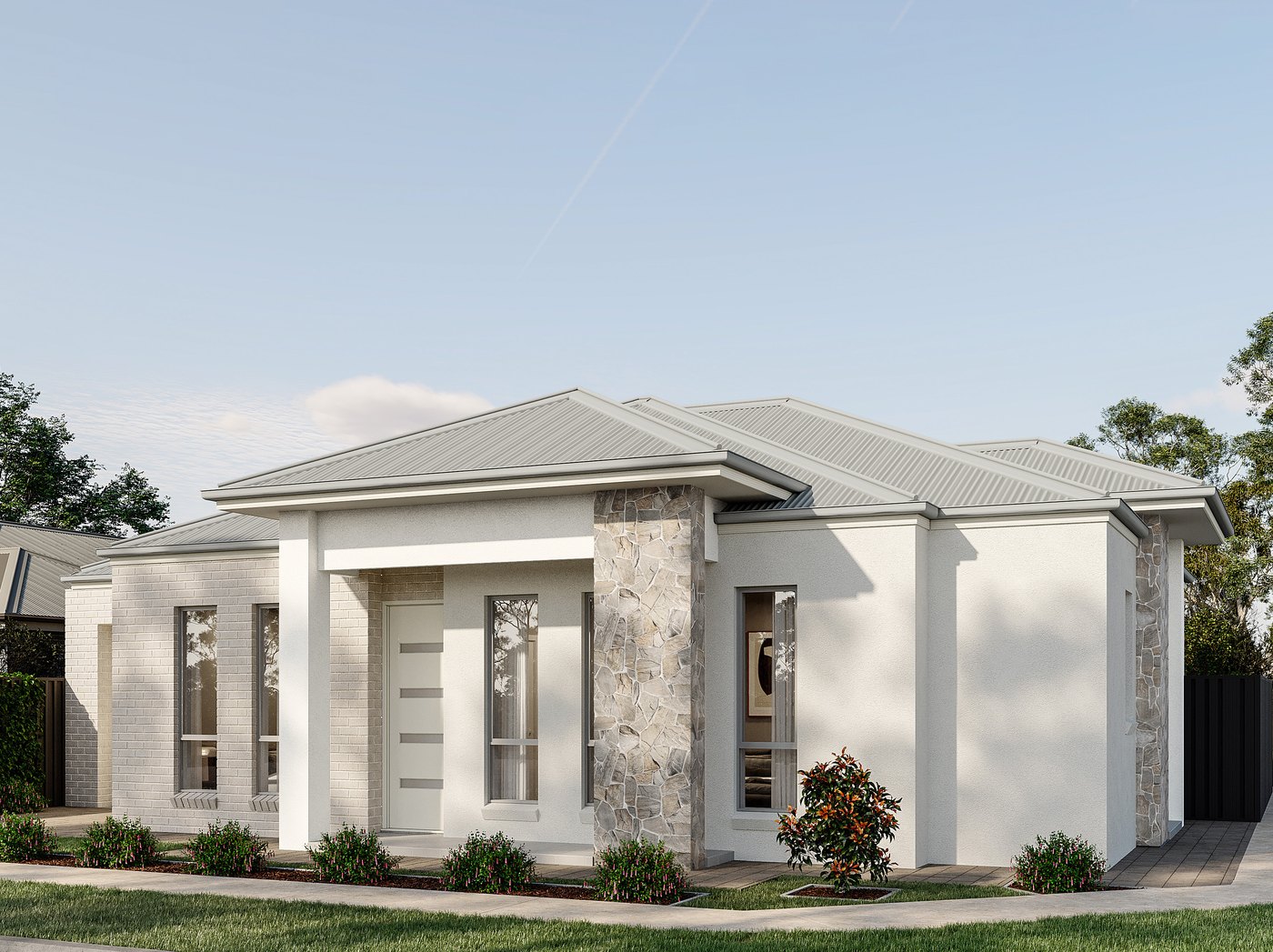 Facade of the Lot 146 house and land package